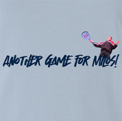 another game for tennis t-shirt men's light blue