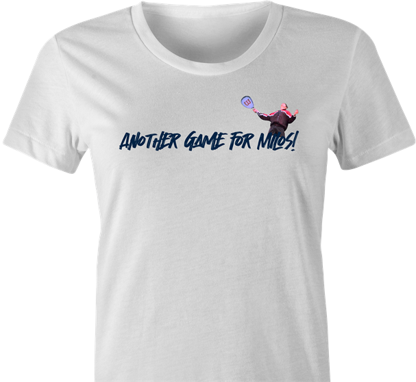 another game for tennis t-shirt women's white 