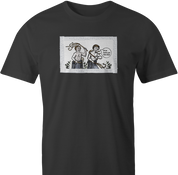 Funny self punishment painting men's t-shirt