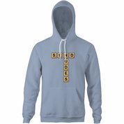 Funny send nudes scrabble t-shirt light blue hoodie