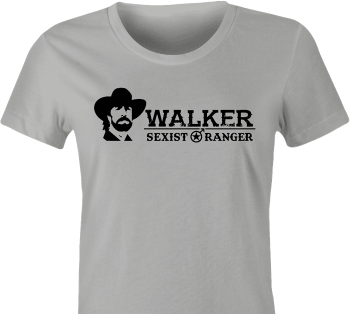 Funny Sexist Ranger Walker mashup women's t-shirt