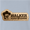Funny Sexist Ranger Chuck Norris mashup light blue t-shirt