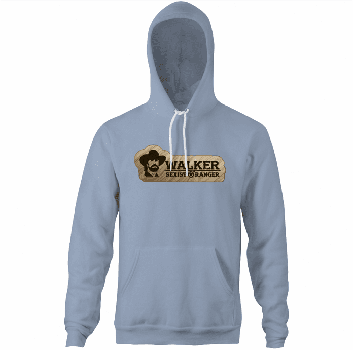 Funny Sexist Ranger Chuck Norris mashup hoodie