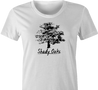 Shady Oaks Funny Tree Retirement home parody t-shirt women's white  