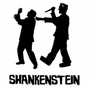 funny prion shank frankenstein mashup white t-shirt