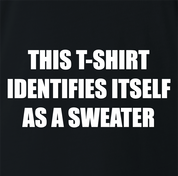 funny gender identity t-shirt men's black