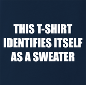 funny gender identity t-shirt men's navy blue