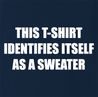 funny gender identity t-shirt men's navy blue