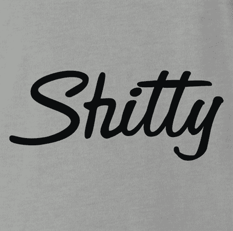 funny shitty sharpie parody ash t-shirt 