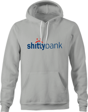 funny Shitty Bank Parody t-shirt Ash Grey hoodie