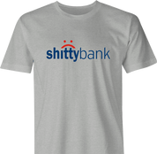 funny Shitty Bank Parody men's t-shirt