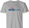 funny Shitty Bank Parody men's t-shirt