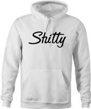 funny shitty sharpie parody white hoodie