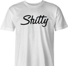 funny shitty sharpie parody white t-shirt men's 
