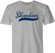 Funny Dirty New York Skankees Yankees Parody Men's T-Shirt