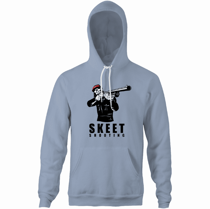 funny lil john skeet skeet shooting light blue hoodie 