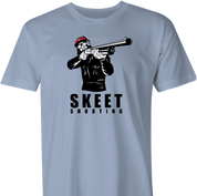 funny lil john skeet skeet shooting light blue men's t-shirt  