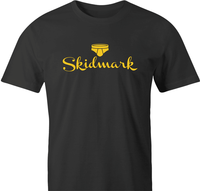 funny Dirty Skidmark Hallmark Mashup Parody men's t-shirt