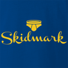 funny Dirty Skidmark Hallmark Mashup Parody Royal Blue t-shirt