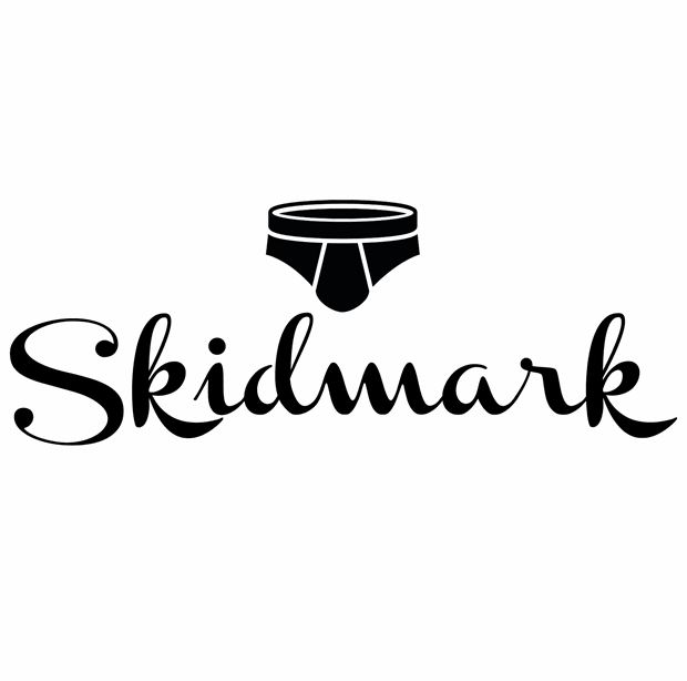 funny Dirty Skidmark Hallmark Mashup Parody white tee