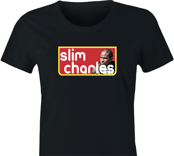 funny Slim Charles The Wire Slim Jim Mashup Parody women's black