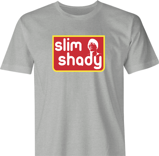 funny Slim Shady Eminem - Snap Into A Slim Jim Mashup men's t-shirt