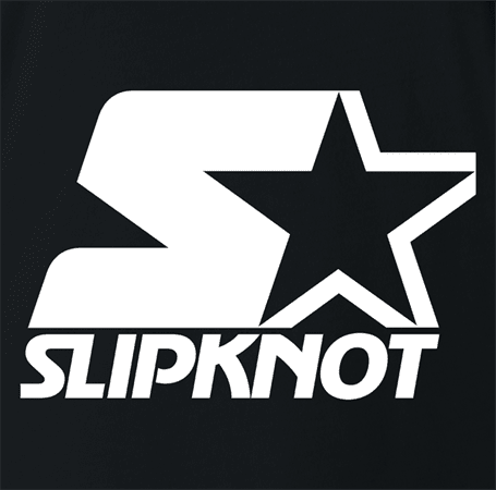 Slipknot Heavy Metal Starter Parody t-shirt black
