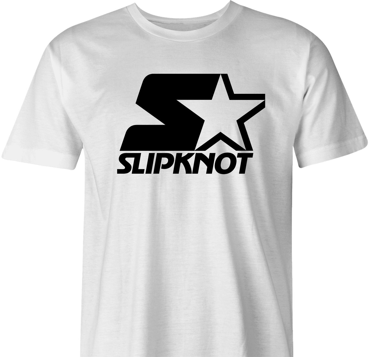 Slipknot Heavy Metal Starter Parody men's t-shirt white