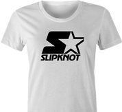 Slipknot Heavy Metal Starter Parody women's t-shirt white