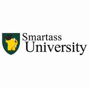funny Smartass University t-shirt white 