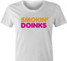 Funny Smokin' Doinks In Amish Weed White Women's T-Shirt