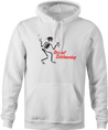 funny Social Distancing for COVID-19 Parody white hoodie