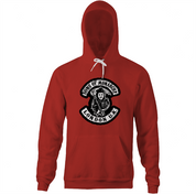 Funny prince william monarchy sons of anarchy red hoodie
