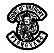 sons of anarchy kim jong il north korea white tee