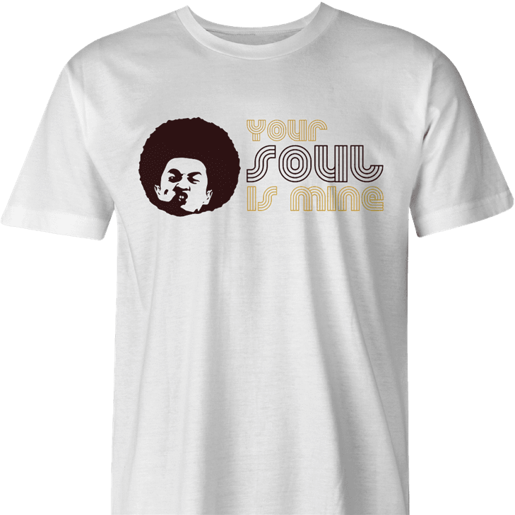 funny mortal kombat shang tsung soul is mine men's white t-shirt