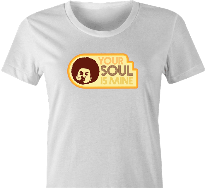 funny mortal kombat shang tsung soul is mine women's t-shirt 