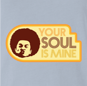 funny mortal kombat shang tsung soul is mine light blue t-shirt