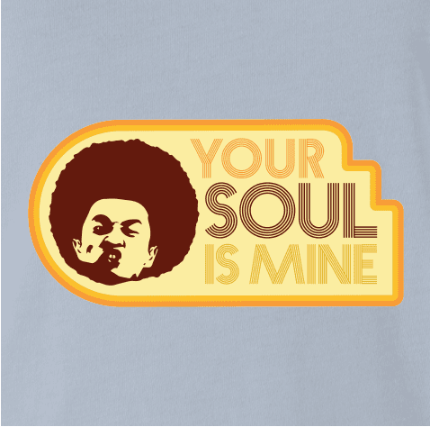 funny mortal kombat shang tsung soul is mine light blue t-shirt