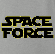 Funny Space Force Star Trek Parody Ash Grey T-Shirt