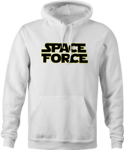 Funny Space Force Star Trek Parody White Hoodie