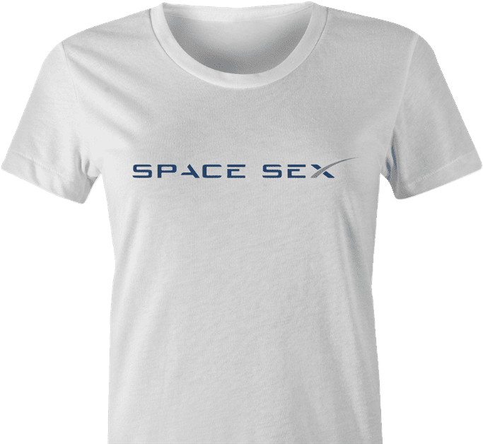 Funny Space Ex sex women's t-shirt