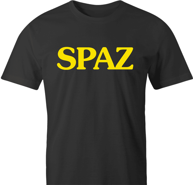 Funny Spaz Canned Food Parody Men's T-Shirt