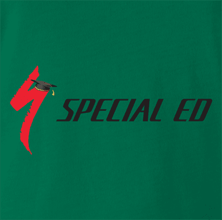 Funny Special Education Parody  t-shirt green