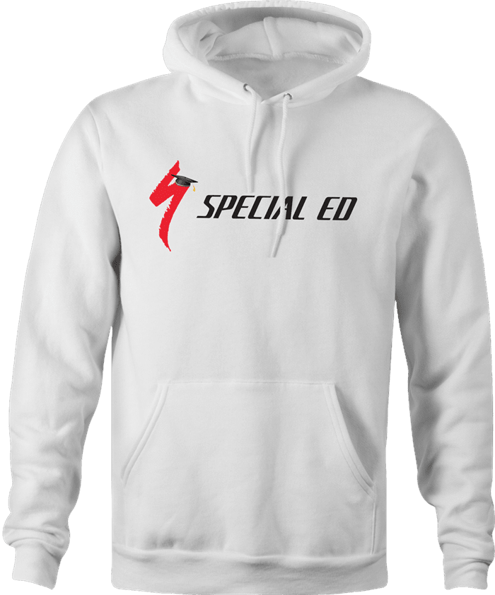 Funny Special Education Parody  t-shirt white men's hoodie