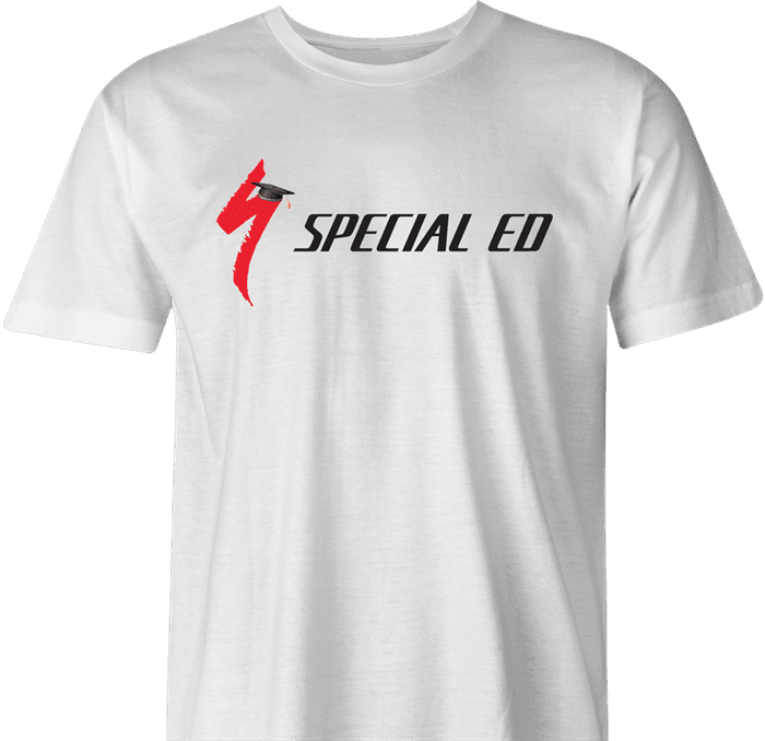 Funny Special Education Parody  t-shirt white men's 