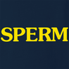 Funny Canned Sperm Parody Navy T-Shirt