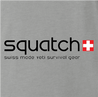 funny bigfoot squatch swatch ash t-shirt 