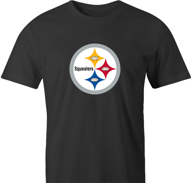funny Pittsburgh Steelers Squealers Parody men's t-shirt
