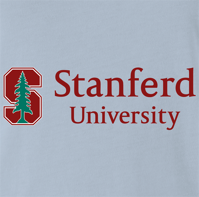 funny stanford university misspelled t-shirt men's light blue