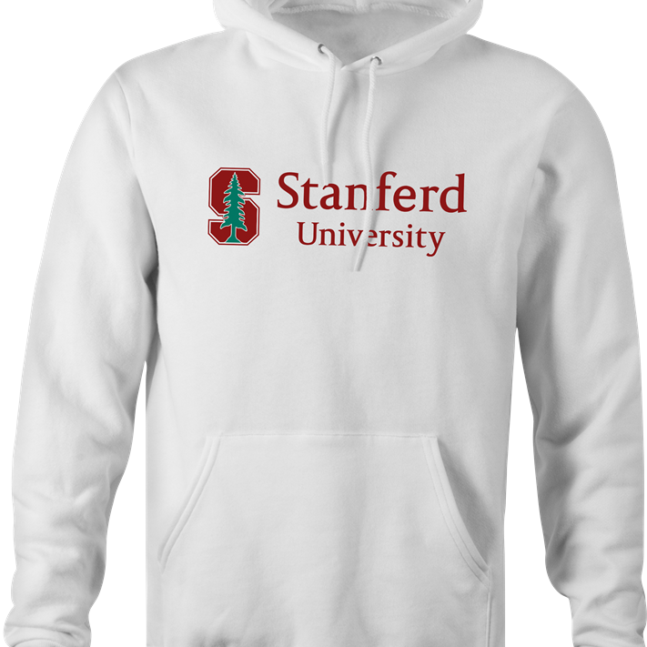 funny stanford university misspelled hoodie men's white